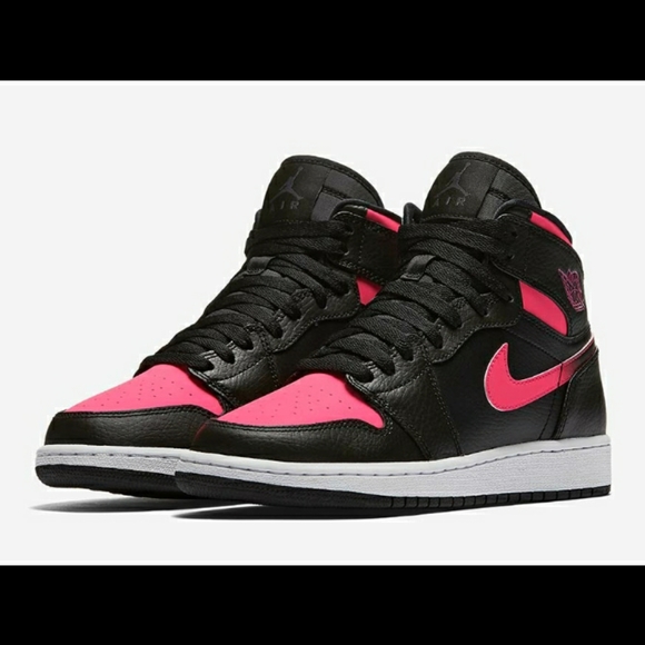 air jordan 1 black hyper pink